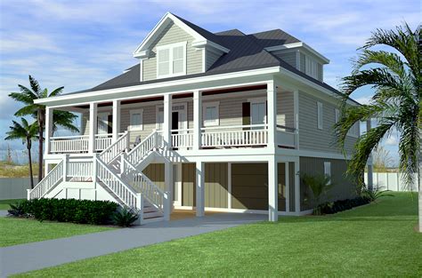 Stylish Low Country Home Plan 15062nc Architectural