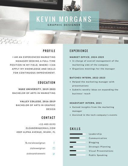 Turquoise Photo Interior Designer Resume Interior Design Resume