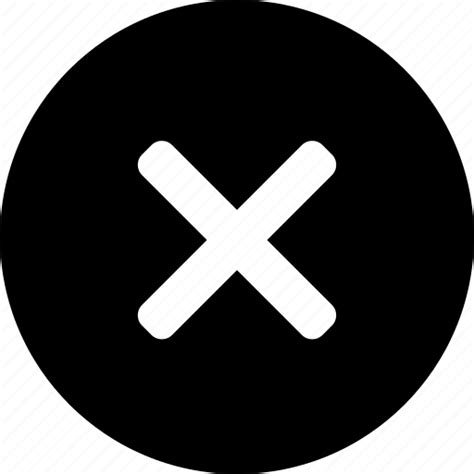 Cancel Close Cross Delete Error Incorrect X Icon