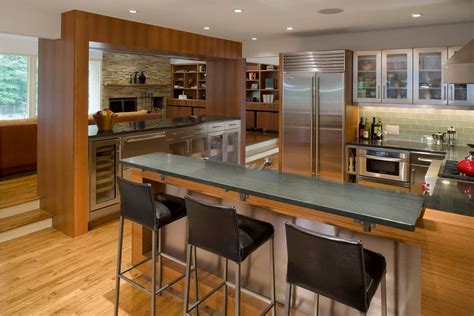 Contemporary Kitchen Bar Design 947 Kitchen Ideas