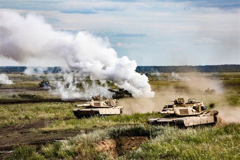 Battle Group Poland Participates In Epic Tank Battle Article The