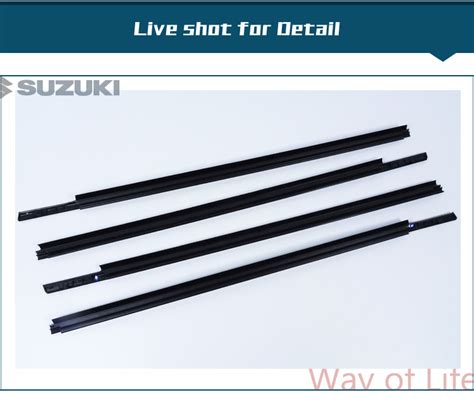 Suzuki SX4 2006 2014 Door Exterior Belt Line Molding Seal Weatherstrip