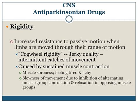 Causes Of Cogwheel Rigidity These Proved Negative And Included