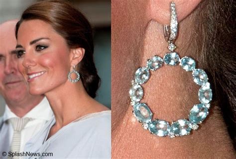 Kiki Mcdonough Lola Blue Topaz Hoops Kate Middleton Jewelry Kate