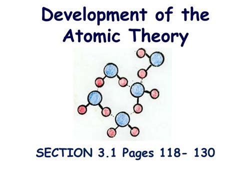 Ppt Development Of The Atomic Theory Powerpoint Presentation Free