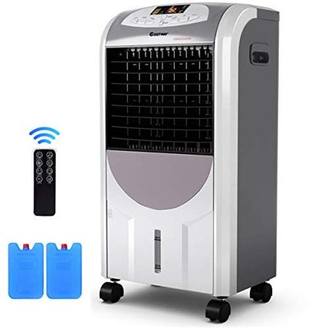 Some air coolers also use a refrigerant such as ice crystal in the water to enhance the heat absorption effect. COSTWAY Air Cooler and Heater, Compact Portable Air ...