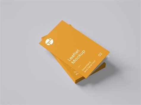 Two Fold Brochure Mockup