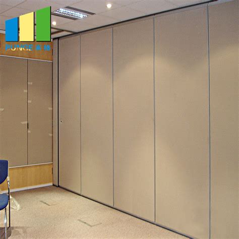 Hanging Movable Wood Folding Soundproof Acoustic Room Divider For