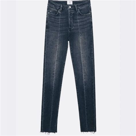 Anine Bing Jeans Anine Bing Dark Gray High Rise Skinny Heath Jean