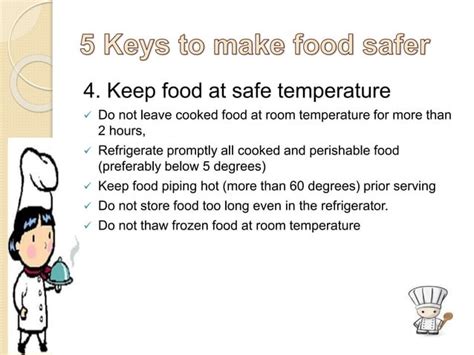 Five Keys To Safer Food