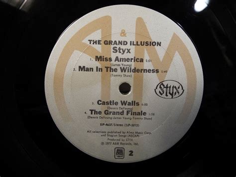 Styx The Grand Illusion 1977 Lp Vinyl Album Ebay