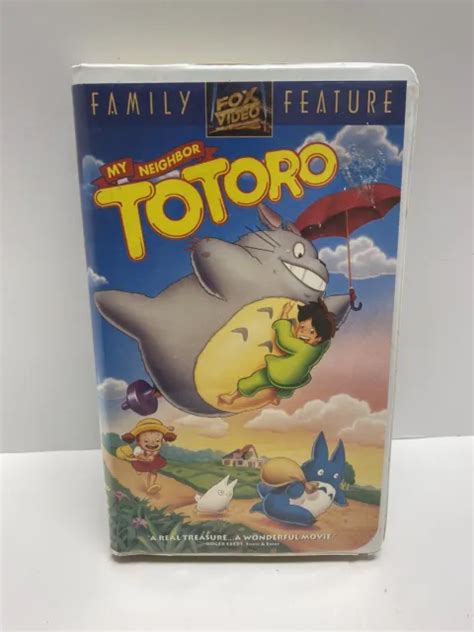 My Neighbor Totoro Vhs 1994 Miyazaki Clamshell Anime Manga Good