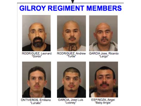 48 Gangsters Arrested — Names Released Milpitas Ca Patch
