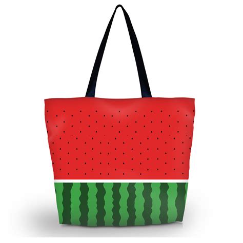 Details About Watermelon Women Shopping Bag Tote Shoulder Bag Floding