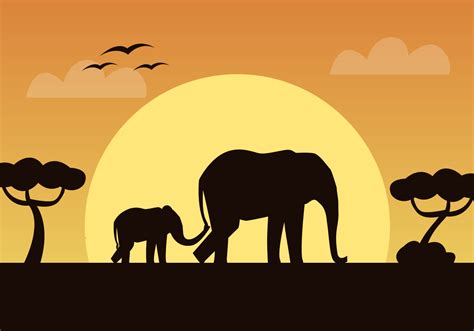 Vector Clipart Elephants Holding Tails 10 Free Cliparts Download