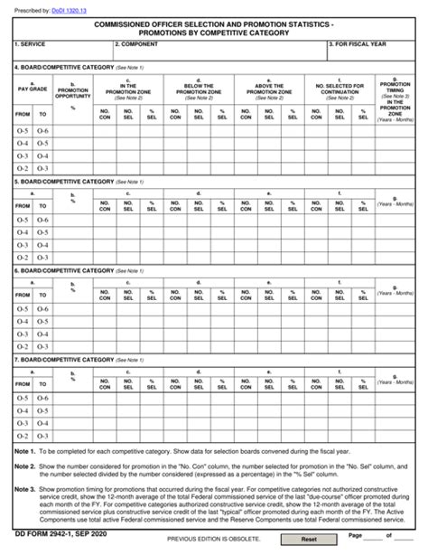 Dd Form 2942 1 Download Fillable Pdf Or Fill Online Commissioned