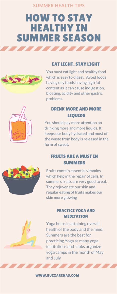 10 Summer Health Tips How To Stay Healthy In Summer Season With