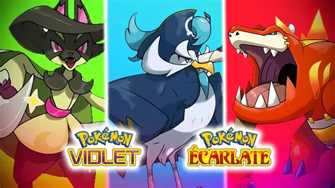 Les évolutions Des Starters De La 9g Pokémon Écarlate Et Pokémon Violet Youtube