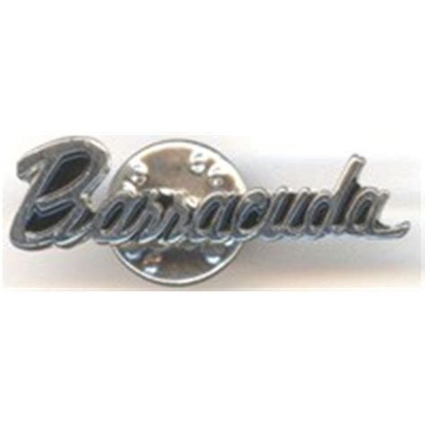 Pin Plymouth Barracuda Script Anstecknadeln Pins Shop Usa