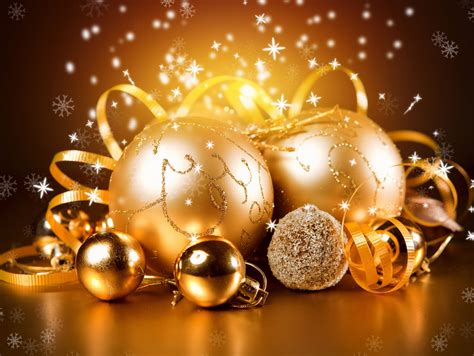 Gold New Year Christmas Wallpapers Hd Desktop And Mobile Backgrounds