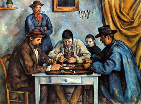 Paul Cézanne Card Players Les Joueurs De Cartes 1892 At The Barnes