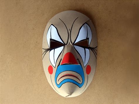 Como Hacer Una Máscara De Cartón Educación Plástica Mascara De
