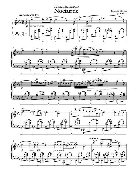 piano sheet  chopin nocturne op    michael kravchuk