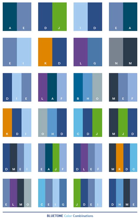 Blue Tone Color Schemes Color Combinations Color Palettes For Print
