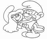 Smurf Coloring Papa Pages Smurfs Mewarnai Printable Cartoon Library Clipart Popular sketch template