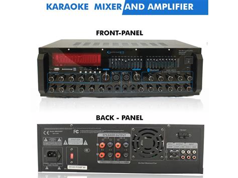New Technical Pro Dj Karaoke Professional Mixer And Amplifier With