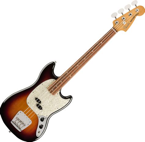 Fender Vintera 60s Mustang Bass Mex Pf 3 Color Sunburst Electric