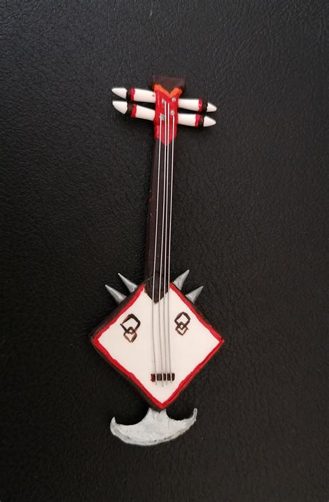 I Made Xinyan S Guitar Out Of Polymer Clay R Genshin Impact
