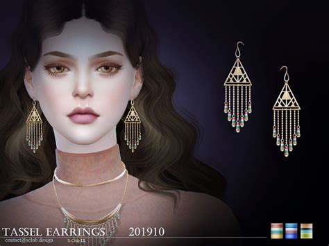 The Sims Resource S Club Ts4 Ll Earrings 201910