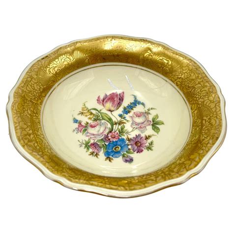 Platter With Gilding Rosenthal Chippendale Germany 1948 For Sale At