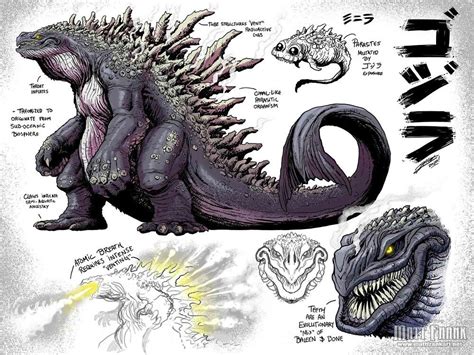 Godzilla Redisign Kaiju Design Kaiju Art Godzilla