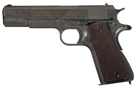 World War Ii Colt Model 1911a1 Us Army Semi Automatic Pistol Rock