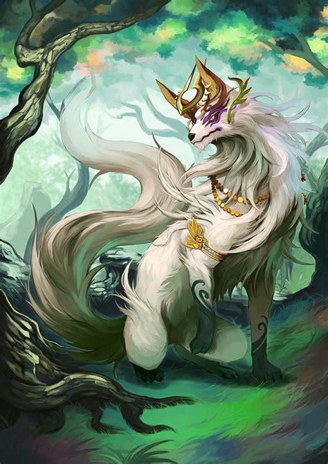 Goddess Wolf Copy By Pamansazz Fantasy Creatures Art Mythical