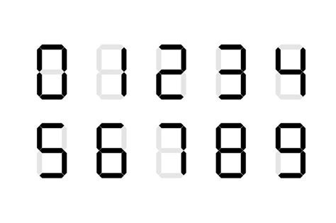 Digital Clock Font Free Download Wallpaperforbedroomphilippines
