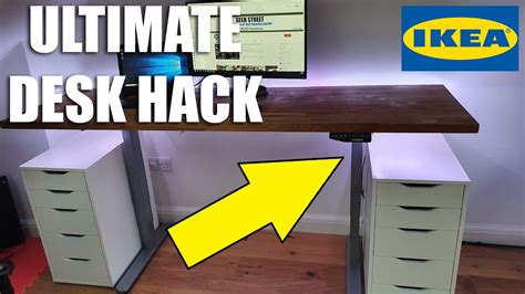 Ikea Desk Hack Flexispot Desk Frame Unboxing And Setup Youtube