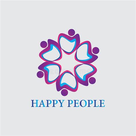 People Business Vector Logoconnecting Peoplehappy People Logo Stock