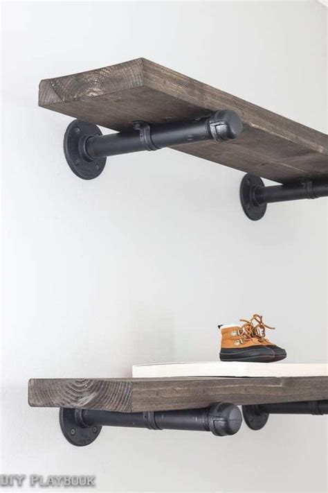 The area i wanted to put shelves in was 2.4m x 1.6m and the total materials list was: DIY Industrial Pipe Shelves - DIY Playbook