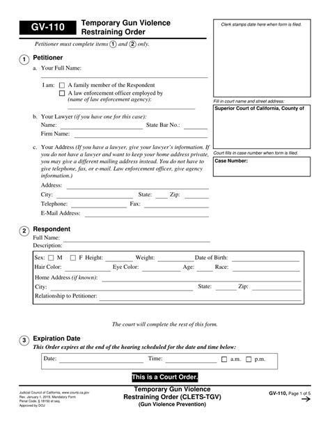 Printable Fake Restraining Order Form Printable Templates