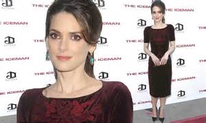Winona Ryder Is Regal In A Red Velvet Embroidered Frock As She Attends Premiere Of Her New Film