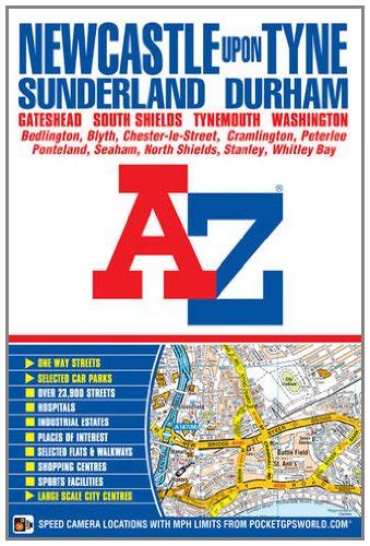 Newcastle Upon Tyne Street Atlas By Geographers A Z Map Company Used
