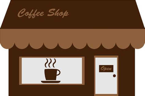 Cafe Clipart Storefront Cafe Storefront Transparent Free For Download