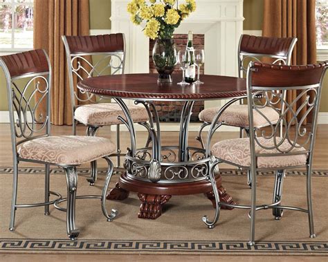 The timeless impression that the acme furniture burril dining room set in brown will form will be for years to come. Dining Set Omari by Acme Furniture AC70100SET