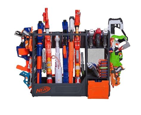 Well you're in luck, because here they come. NERF N Strike Elite Blaster Rack
