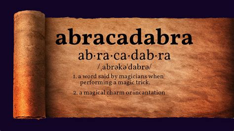Abracadabra Why Do Magicians Use It Meaning And Where Did It Come From