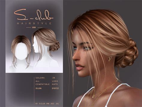 The Sims Resource Updo Hairstylesujin 010722 Update 100722