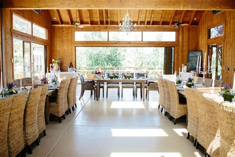 Rustic Elegant Reception Dining Room Setup